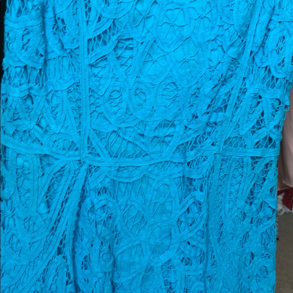 Lilly Pulitzer Foley dress with hand sewn lace - Picture 3 of 9